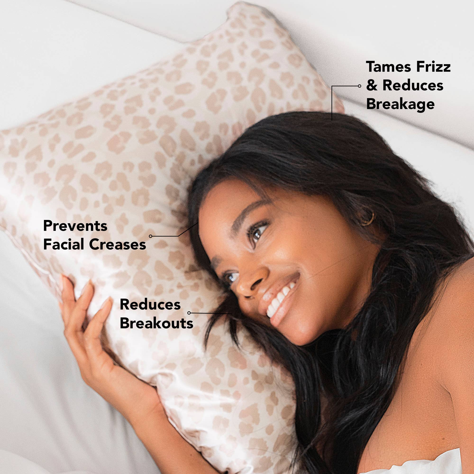 Satin Pillowcase - Leopard
