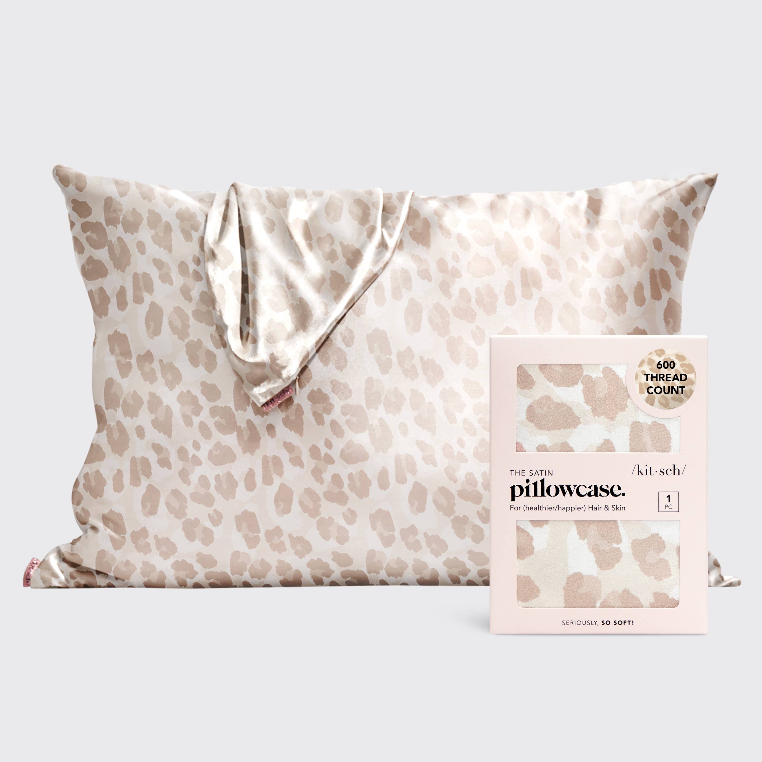Satin Pillowcase - Leopard
